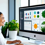 **

A graphic designer in a brightly lit, modern office space, fully clothed in professional attire, using AI-powered software on a large monitor to generate multiple ad variations. The screen displays diverse design options. The designer is smiling and appears engaged. Background includes plants and other designers working collaboratively. safe for work, appropriate content, perfect anatomy, natural proportions, high resolution, professional.

**